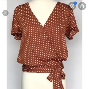 Veronica M. Wrap Blouse